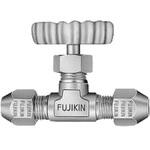 ニードルバルブ 1．96MPa リングジョイント 黄銅製 高温タイプ 食い込み(ミリ) フジキン