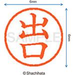 ネーム6 既製(テ) シヤチハタ