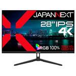 JN-IPS28U-C6 液晶ディスプレイ 28型/3840×2160/HDMI、DP、USB-C×1/ブラック/スピーカー無/2年保証 JAPANNEXT