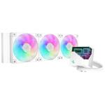 LT360 WH ARGB/360mm水冷CPUクーラー/インフィニティミラー水冷ブロック/第5世代ポンプ/FD12 ARGBファン/Intel LGA1851/1700/1200/1151/1150/1155/AMD AM5/AM4 DEEPCOOL