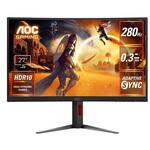 C27G4Z/11 ゲーミング液晶ディスプレイ 27型/1920×1080/HDMI、DisplayPort/ブラック/スピーカー：なし/280Hz/曲面 AOC