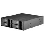 SilverStone 外部5ベイを使用する2.5インチドライブ×4用ホットスワップベイ SST-FS204B SILVER STONE(シルバーストーン)