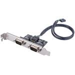 SST-ECD01 SilverStone 拡張カード 内蔵USB 2.0 デュアルRS232ポートアダプタ  SST-ECD01 SILVER STONE(シルバーストーン)