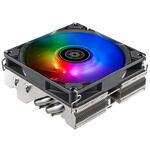 SST-HYH90-ARGB SILVERSTONE 4本のヒートパイプおよび92mm PWM ARGBファン装備の水平型CPUクーラー SST-HYH90-ARGB SILVER STONE(シルバーストーン)