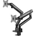 SST-ARM25 SilverStone モニターアーム 機械ばね設計と高性能調節装備のデュアルモニターアーム SST-ARM25 SILVER STONE(シルバーストーン)