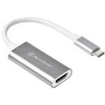 SST-EP07C-E SilverStone 4K UHD対応Type-C用HDMI変換アダプタ(DisplayPort Altモード) SST-EP07C-E SILVER STONE(シルバーストーン)
