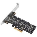 SST-ECS06 SilverStone ECS06 6ポートSATA Gen3 (6Gbps) 非RAID PCI Express Gen3 x2 カード SST-ECS06 SILVER STONE(シルバーストーン)