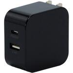 SK-CH1A1CPD65BK USB充電器USB-A 1ポート USB-C 1ポート PD65W ブラック STAR Light