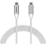 APC-V1510CC-4KU3G2-W USB Type-C to C ケーブル(4K・100W出力/10Gbps/1.5m)ホワイト アドテック