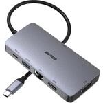 LUD-U3-CU302SV PD対応 6in1VGA付きポートリプリケーター BUFFALO(バッファロー)