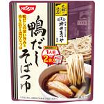 [冷蔵] 老舗の逸品 神田まつや監修 鴨だしそばつゆ 2人前 日清食品