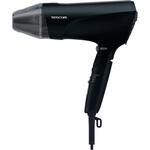 TEC-HD2400-K ヘアドライヤー プロテクトイオン 速乾 軽量 冷風 折りたたみ 大風量 大風圧 ラク抜きプラグ Speedom テスコム