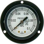 小型圧力計(埋め込み形・つば付き) 山本計器