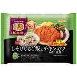 [冷凍]よくばり御膳 しそひじきご飯とチキンカツみぞれ煮風 ニップン