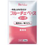 ハウス フルーチエ ベース ピーチ 1kg x6 ハウスギャバン