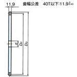 RS標準スプロケットRS60 1Aタイプ 椿本チエイン