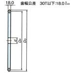 RS標準スプロケットRS100 1Aタイプ 椿本チエイン