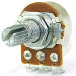 炭素皮膜可変抵抗(ボリューム)ローレット軸シャフト 共立電子産業