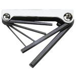 ろむかくれんち ナイフ式6角棒レンチセット TRUSCO 六角棒レンチ折りたたみ式