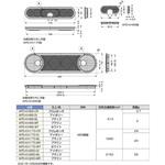 プラスチック空気孔 APD-KH型 配線孔付オーバルタイプ LAMP(スガツネ)