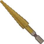 六角軸ステップドリル TiNコート モノタロウ