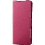 PM-F243PLFUJPND らくらくスマートフォン a/らくらくスマートフォン Lite MR01 ケース レザー 手帳型 超軽量 エレコム