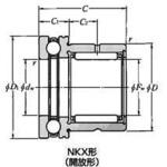 スラスト玉軸受付針状ころ軸受NKX形 NTN(エヌティーエヌ)