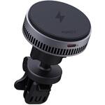 HD-MC13A-GY カーマウント型ワイヤレス充電器 MagSafe対応 Qi2  MagFusion Dash Pro 冷却機能搭載 15W グレー AUKEY(オーキー)