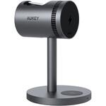 LC-MC311A-GY ワイヤレス充電器 MagSafe対応 Qi2 MagFusion 3-in-1 Pro 冷却機能搭載 15W グレー AUKEY(オーキー)