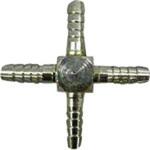 18305 空気機器・パーツ 十字分岐管ホース内径Φ6．5xホース内径Φ6．5 扶桑精機