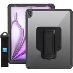 MXS-IPAD-A6 IP68 Waterproof Case with Hand Strap for 13-inch iPad Air (M2)/12.9-inch iPad Pro ( 3rd ) [ Black ] ARMOR-X