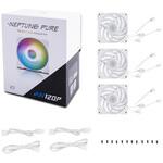 IW-FN-AN120P-3PK Neptune AN120 PURE/120mm ARGBケースファン3個パック/ホワイトモデル/タービンブレード設計/アドレサブルRGB IN WIN(インウィン)