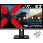 JN-IPS238G200F-HSP ゲーミング液晶ディスプレイ 23.8型/1920×1080/DP×2、HDMI×2/ブラック/スピーカー有/2年保証 JAPANNEXT