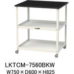実験用/軽量作業台/キャスター付き_天板付きラボワゴン_高耐薬品ケミテクト天板_ワークテーブルLABシリーズ 山金工業