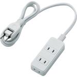 電源タップ 延長コード 3個口 2P スイングプラグ コンセント OAタップ エレコム