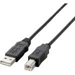 USBケーブル (USB2.0対応) A-Bタイプ ツイストペアケーブル RoHS指令準拠 USB(A)[オス]-USB(B)[オス] エレコム
