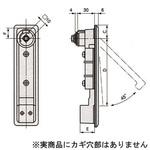 フラッシュレバーハンドル(防水型) 栃木屋