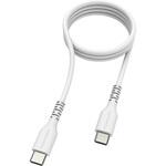 TH231CCT10W USB2.0 Type-C/Type-C やわらかタフケーブル 1.0m ホワイト 多摩電子