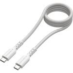 TH321CC10W USB-C to C マグネットケーブル 1.0m ホワイト 多摩電子