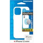 TPS14HW iPhone 12 mini用ケース ハイブリッド ホワイト 多摩電子