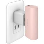 TLP132CP USB-Cコネクタ内蔵 PD20Wモバイルバッテリー 5000 ピンク 多摩電子