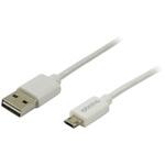 TH72SR12W WリバーシブルmicroUSBケーブル 1.2m ホワイト TH72SR12W 多摩電子