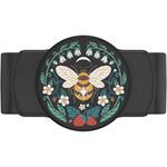 806138 Slide Stretch Boho Bee Black with SQUARE Edges (四角い角) POPSOCKETS JAPAN