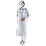 21800 フジポリエプロン袖なし ホワイト 尚美堂