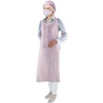 22700 フジポリエプロン袖なし ピンク 尚美堂