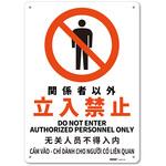 JIS規格安全標識板(多言語表記) セーフラン安全用品