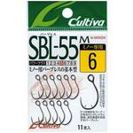SBL-55M シングル55バーブレス(ミノー用) C’ultiva(カルティバ)