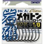 1/0 GO-37 岩礁メガトンロックフック C’ultiva(カルティバ)