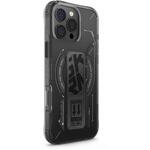 24IP69-HELIOBLK SKINARMA スキンアマ iPhone 16 Pro Max 衝撃吸収フルカバーケース HELIO スタンド付き ブラック MSソリューションズ