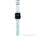 WS-SHOKKULBLUE45 SKINARMA スキンアマ Apple Watch 45/44/42mm 用バンド SHOKKU 防水 長さ調節可能 ライトブルー MSソリューションズ